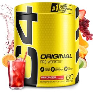 C4 Original Fruit Punch Pre-Workout Powder - 60 Servings