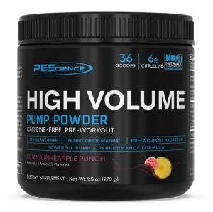PEScience Stim-Free Pre Workout Pump Powder