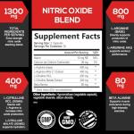 Nitric Oxide Booster with L Arginine & Citrulline