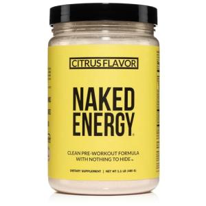 NAKED Citrus Energy Pre Workout Supplement - 30 Servings