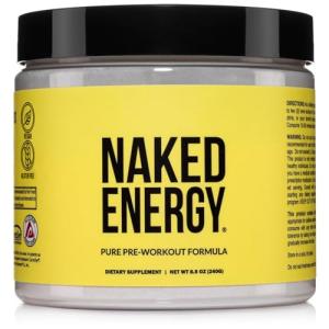 NAKED Energy Vegan Pre Workout Powder - Unflavored
