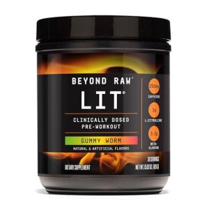 Beyond Raw LIT Gummy Worm Pre-Workout 30 Servings