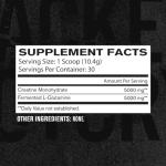 Jacked Factory Creatine + Glutamine Supplement - 30 Servings