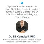 LEGION Post Workout Supplement - Natural Recovery Drink