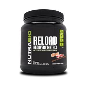 NutraBio Reload Post-Workout Recovery Supplement - Orange Mango