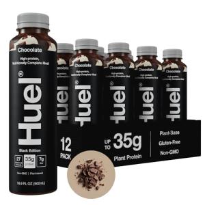 Huel Black Chocolate Protein Meal Replacement 12 Pack