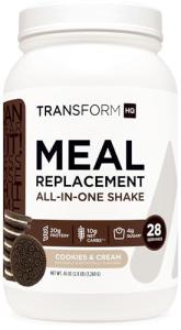 TransformHQ Cookies & Cream Meal Replacement Shake