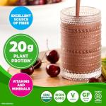 Orgain Vegan Protein Powder, Creamy Chocolate Fudge 2.03lb