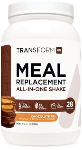 TransformHQ Chocolate Peanut Butter Meal Replacement Shake