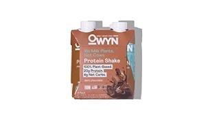 OWYN Dark Chocolate Plant-Based Protein Shake 4-Pack