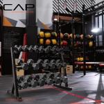 Heavy-Duty 3-Tier Dumbbell Rack for Home Gym