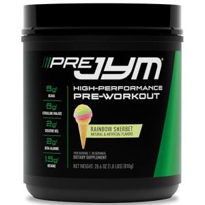 JYM Pre JYM Rainbow Sherbet Pre Workout Powder