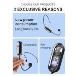 ZOWEETEK 2.4G Wireless Headset Microphone System