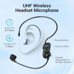 Bluetooth Voice Amplifier with Wireless Headset Mic