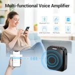 Bluetooth Voice Amplifier with Wireless Headset Mic