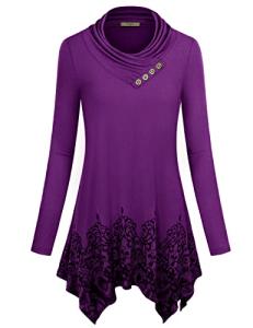 Cestyle Women’s Asymmetrical Long Sleeve Workout Top