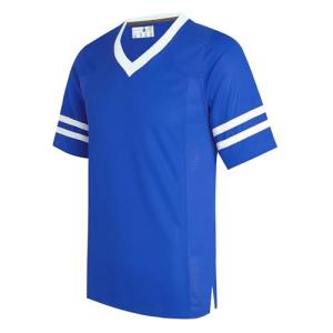 Blue Vintage Style Football Jersey for Men and Women