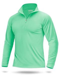 Men's UPF 50 Sun Protection 3/4 Zip Pullover
