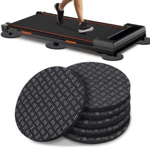 TOBWOLF Non-Slip Treadmill and Exercise Mat Set