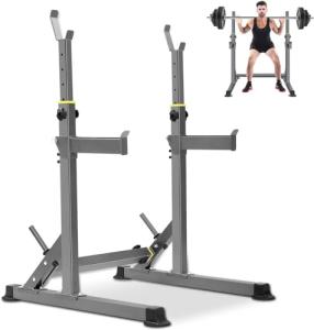 Adjustable Multi-Function Squat Rack for Home Gym
