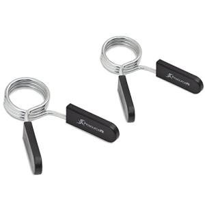 ProsourceFit Olympic Barbell Spring Clip Collars
