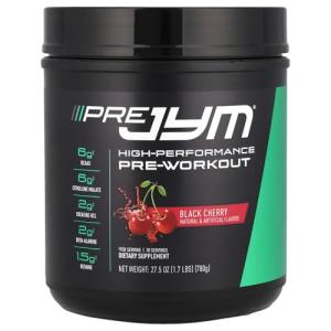 JYM Pre JYM Black Cherry Pre Workout Powder