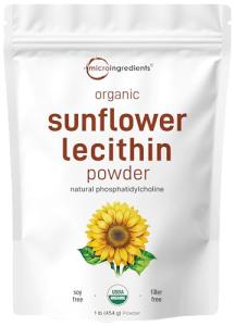 Organic Sunflower Lecithin Powder - 1 Pound