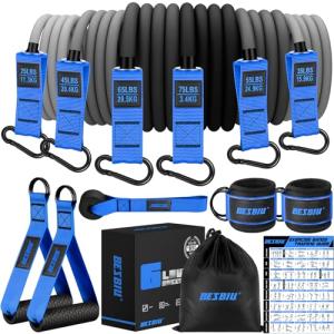 Heavy Resistance Bands Set for Home Workouts