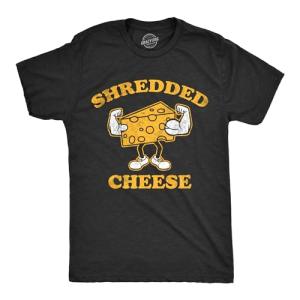 Funny Men's Cheese Tee for Buff Workouts