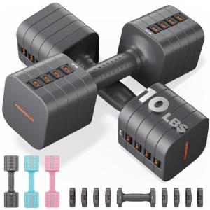 5-in-1 Adjustable Dumbbell Set for Home Gym
