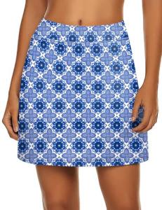 Ekouaer Women’s Athletic Pleated Skort with Shorts