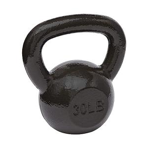 30 lb Amazon Basics Cast Iron Kettlebell