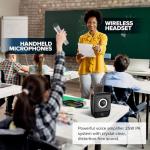 SANMIC Portable Voice Amplifier with 2 Wireless Mics