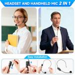 Wireless Headset and Handheld Microphone System