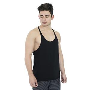 Yoked Apparel Men's Black Stringer Tank Top
