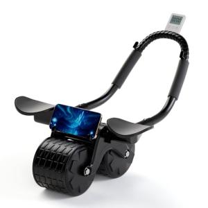 Tixahi Ab Roller Wheel with Timer and Knee Mat