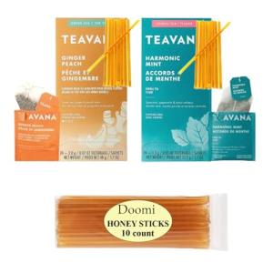 Doomi Peach Tranquility & Jade Citrus Mint Tea
