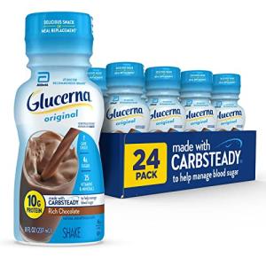 Glucerna Chocolate Diabetes Care Shake - 24 Pack