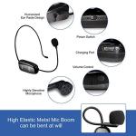 Wireless Headset Microphone System with USB-C Charging