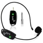 Wireless Microphone Headset with Handheld Mic Combo