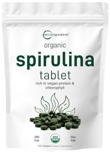 Organic Spirulina Tablets - 3000MG, 720 Count