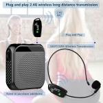 Wireless Microphone Headset with Handheld Mic Combo