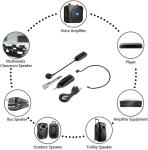 HUACAM 2-in-1 Wireless Microphone for Fitness & Events