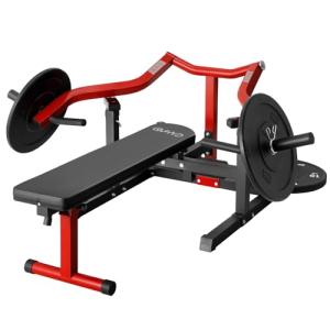 Chest Press Machine with Adjustable Bench and Arms