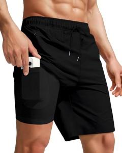 Men’s 9-Inch Quick-Dry Compression Swim Trunks