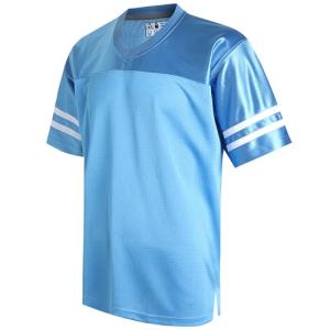 Light Blue Athletic Football Jerseys for Men and Women