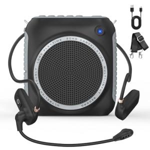 Wireless Voice Amplifier with Silicone Headset Mic