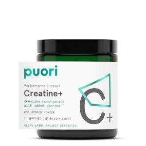 Puori Creatine Monohydrate Powder Unflavored - 60 Servings