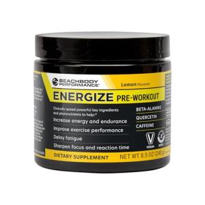 BODi Energize Pre Workout Powder - Lemon Flavor
