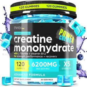 Creatine Monohydrate Gummies with L-Taurine & B12